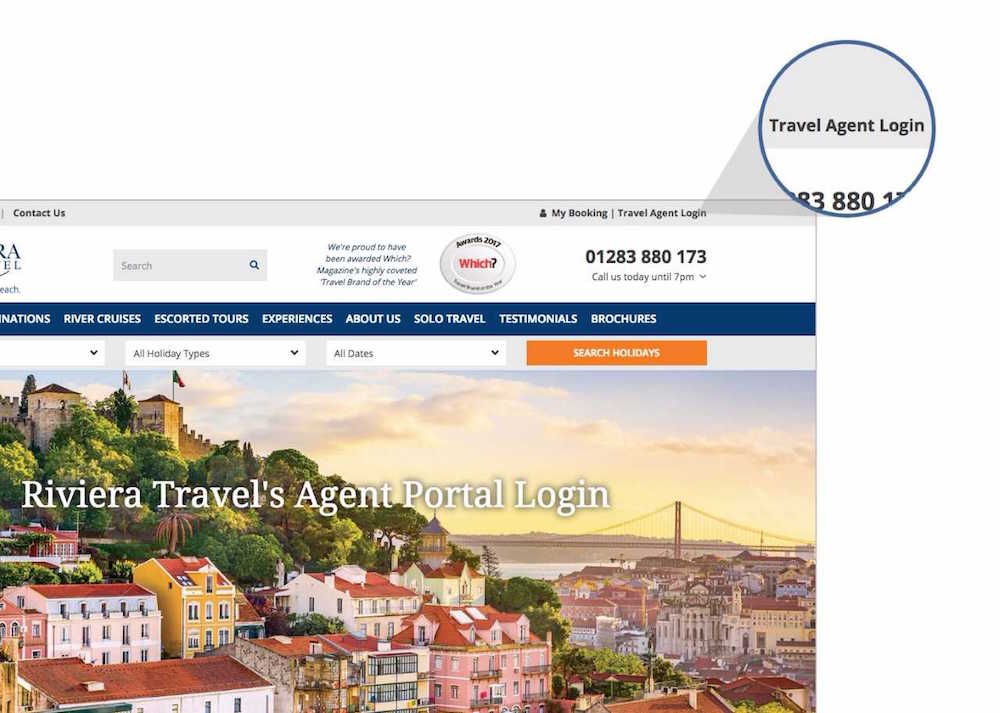 riviera travel my booking login