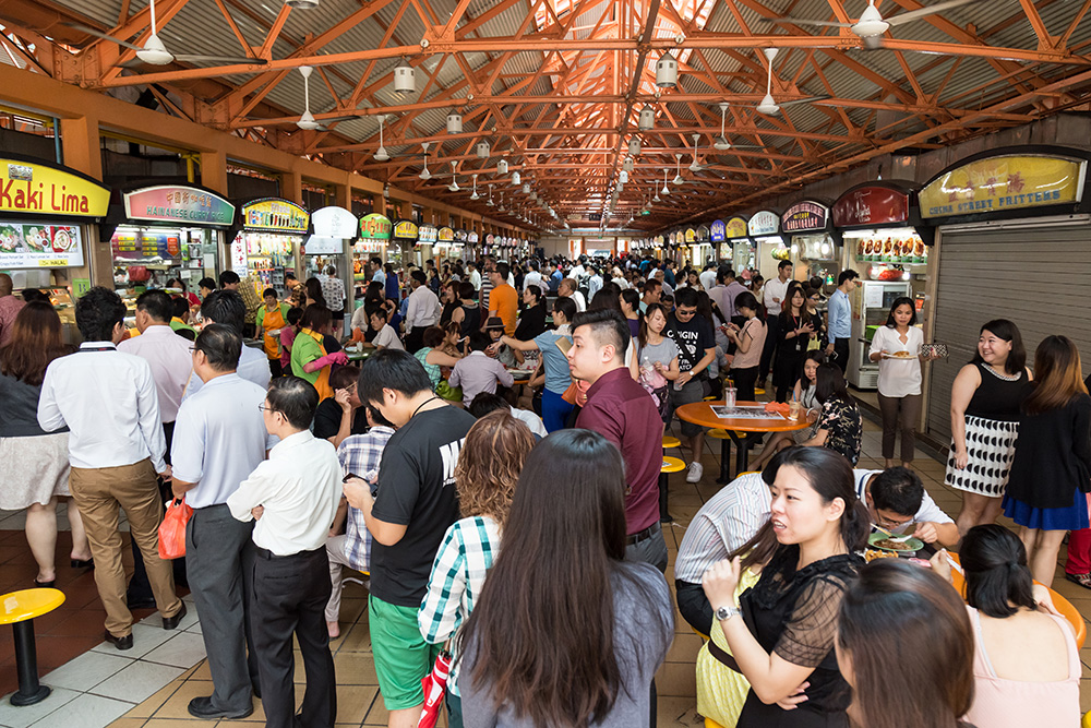 Singapore hawker centre Chinatown