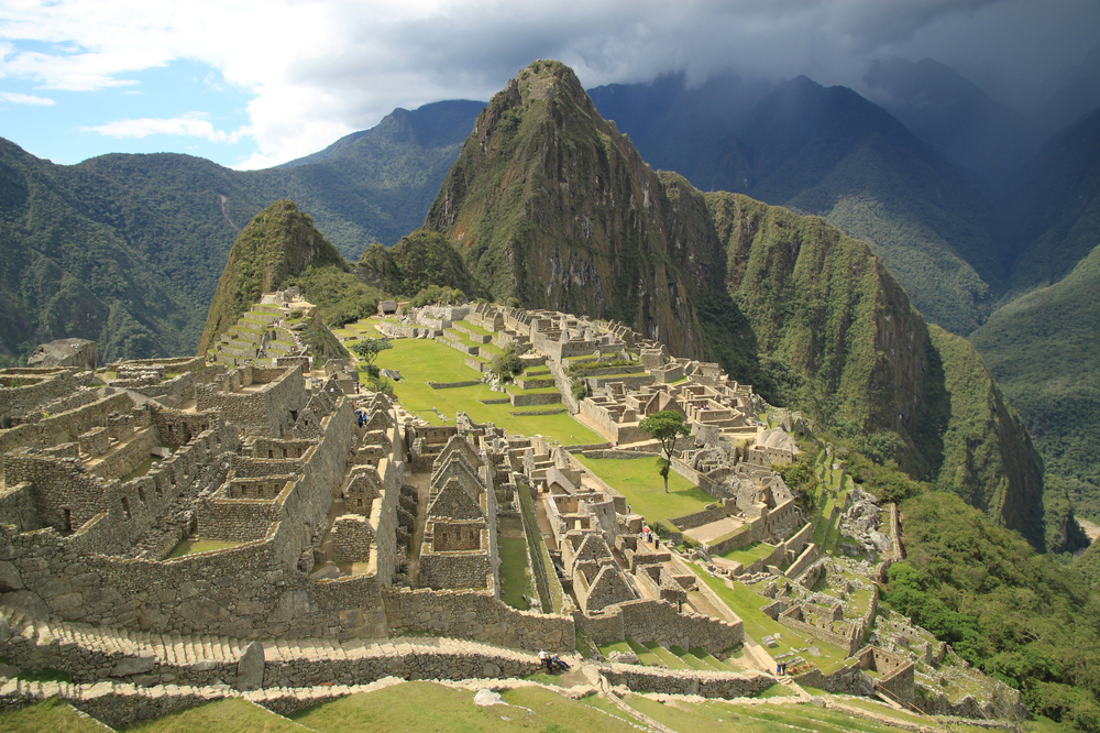 The ruins of Macchu Pichu 