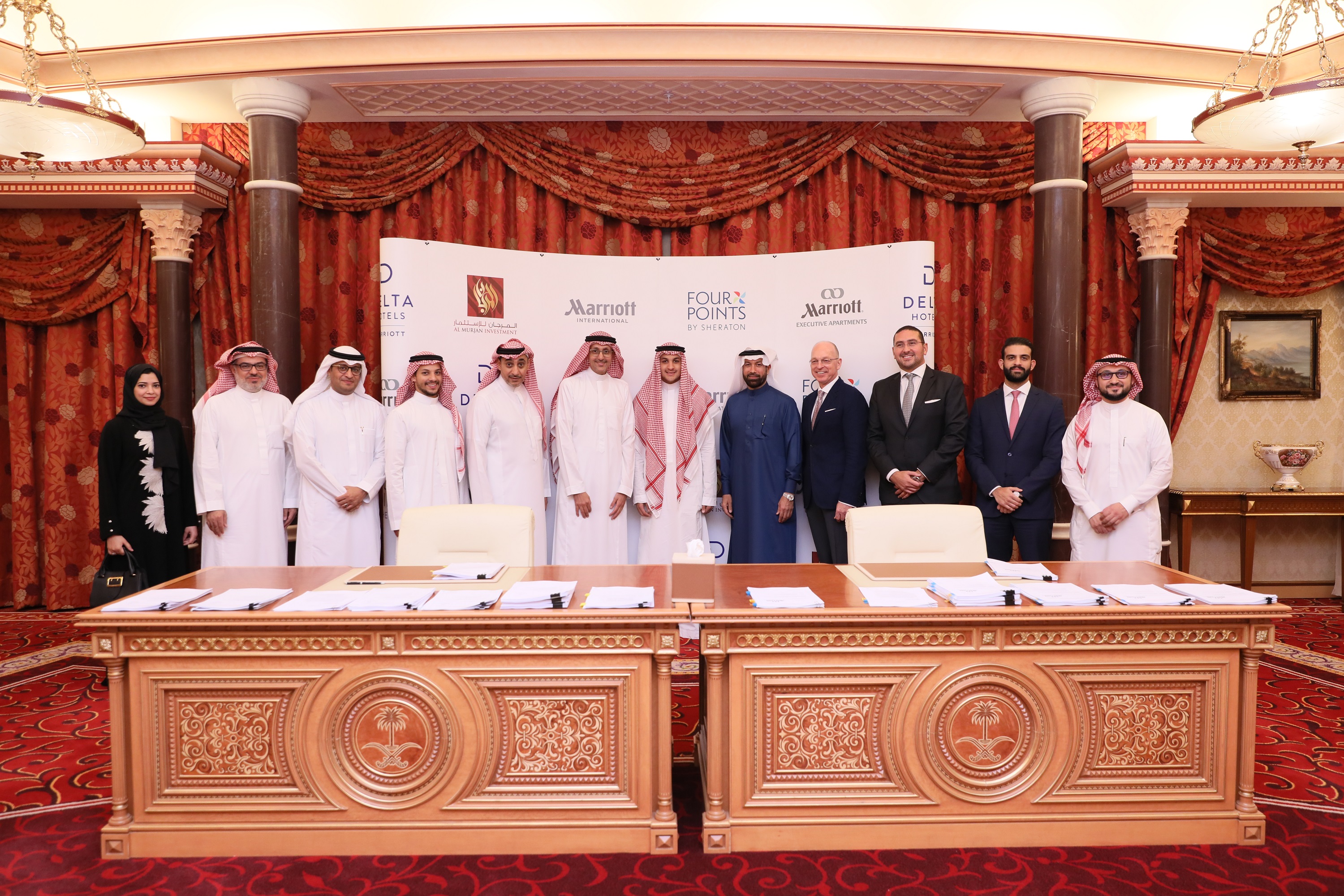 The Signing Ceremony between Al Murjan Group and Marriott International