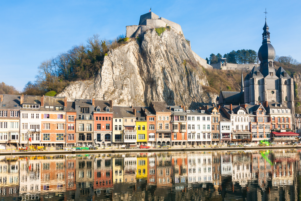 Dinant in Wallonia, Belgium