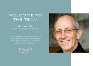 Selo Group appoints renowned sustainability expert Piet Van Zyl as Chief Regenerative Officer